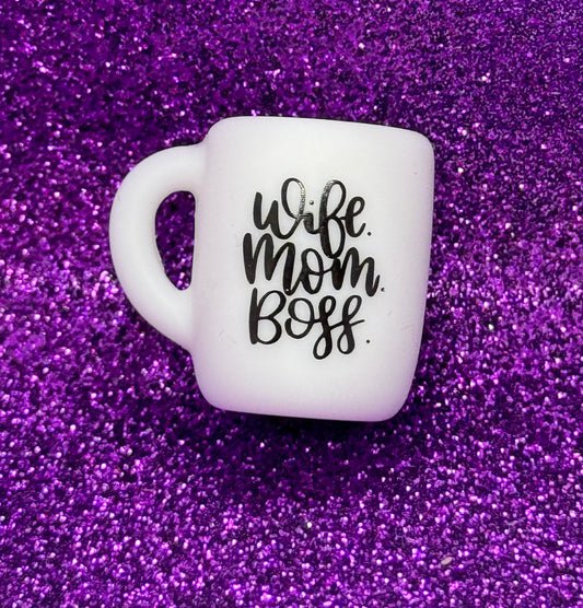 Wife Mom Boss Mug Focal